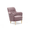 Velvet Fabric American Style Fabric 2 seats Sofa